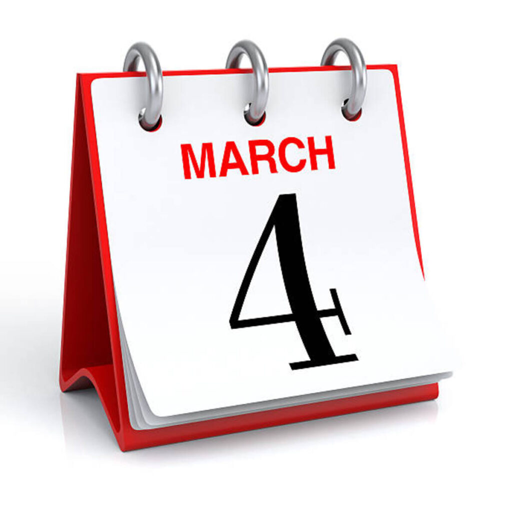 How Many Days Until March 4